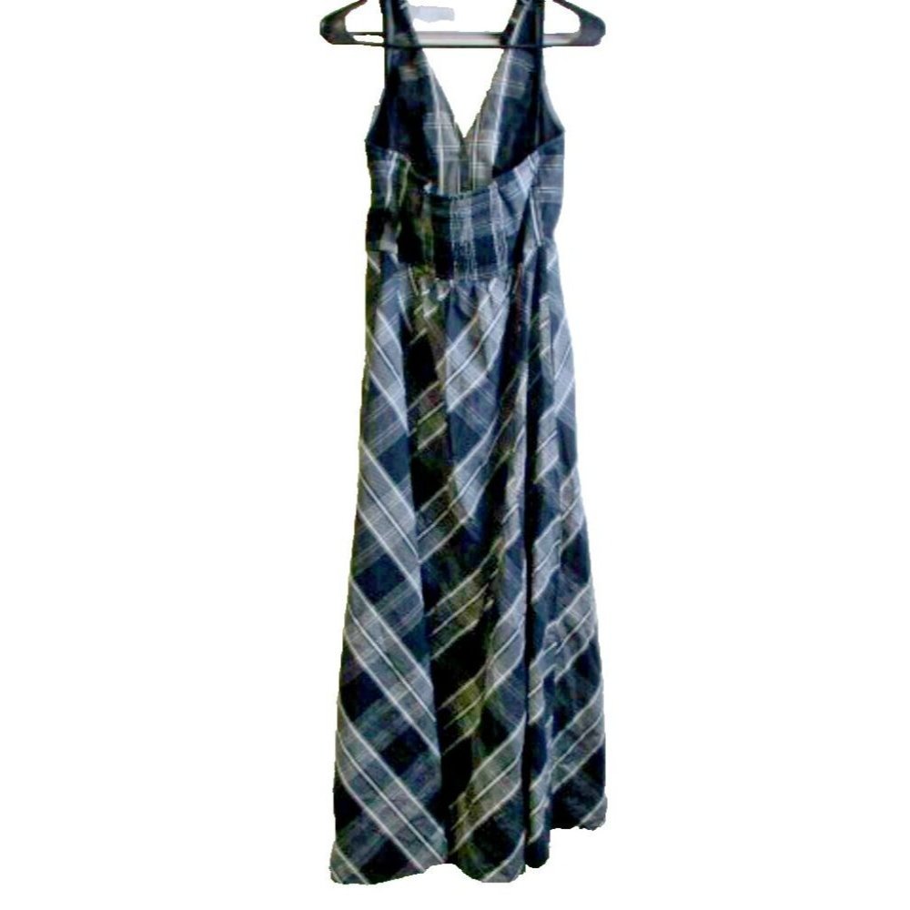 Anthropologie‎ Maeve Dress Womens 6 Halter Backless Plaid Halter Maxi Casual - Picture 3 of 3